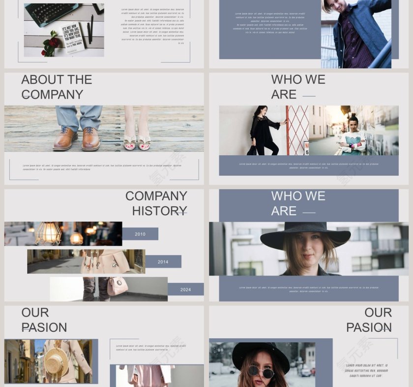 时尚服装PPT第3张