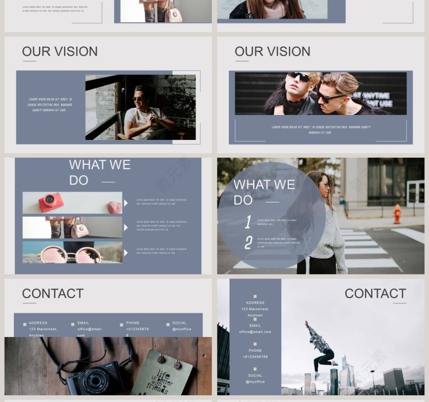 时尚服装PPT第4张