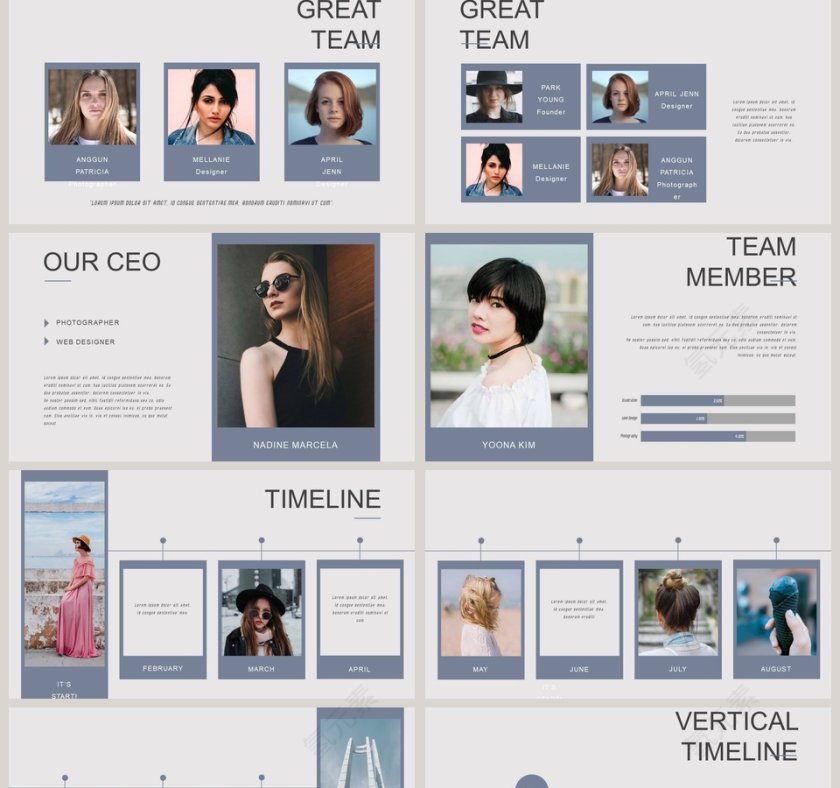 时尚服装PPT第5张