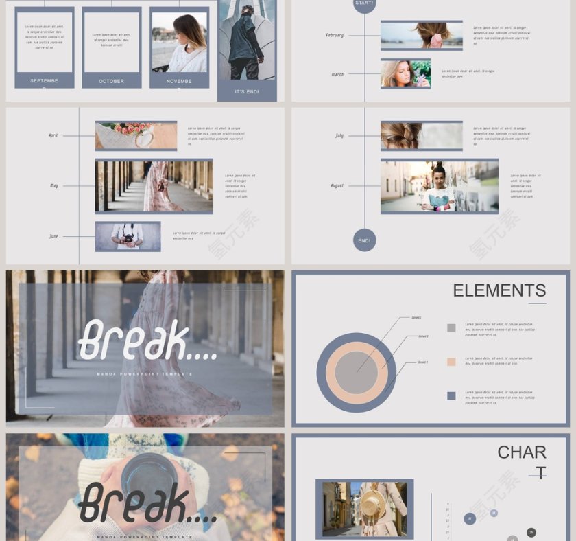 时尚服装PPT第6张