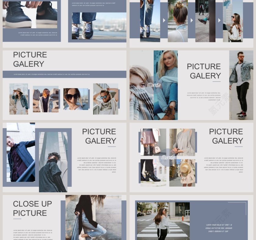 时尚服装PPT第9张