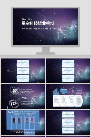 星空科技毕业答辩ppt