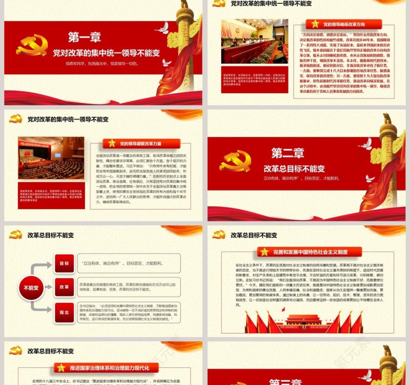 党组织党务党建工作培训党员学习材料PPT模板第2张