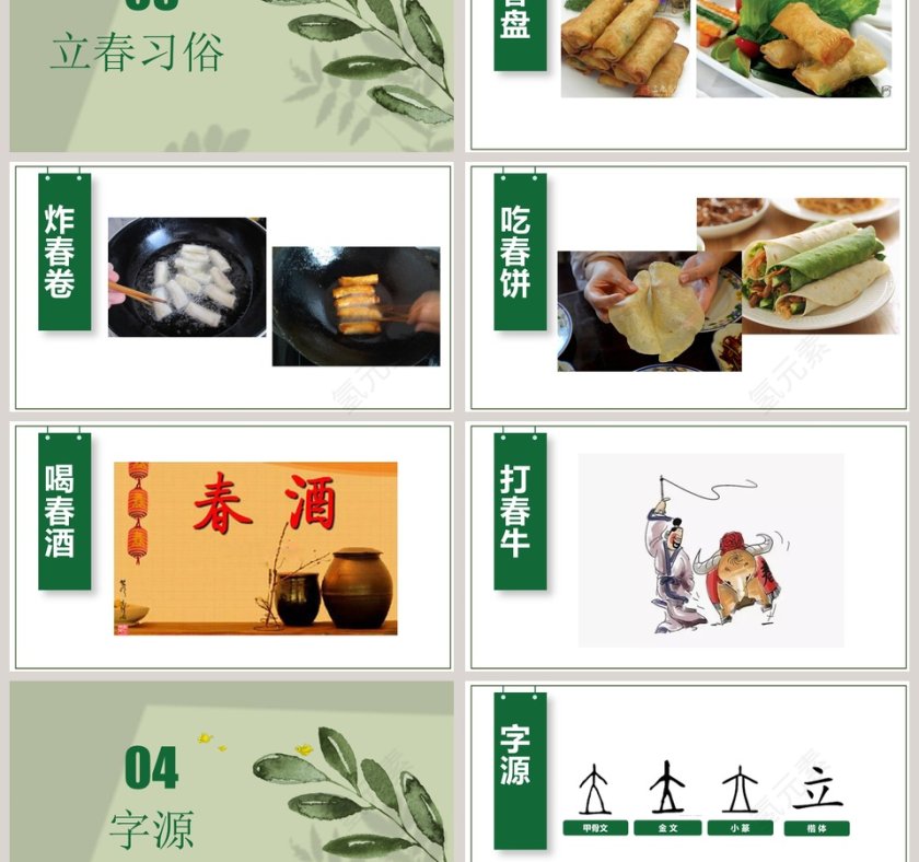 二十四节气之立春主题班会PPT第3张