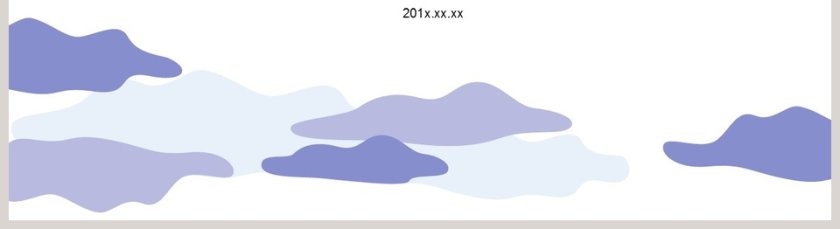 蓝色简约水彩清新可爱风PPT第5张