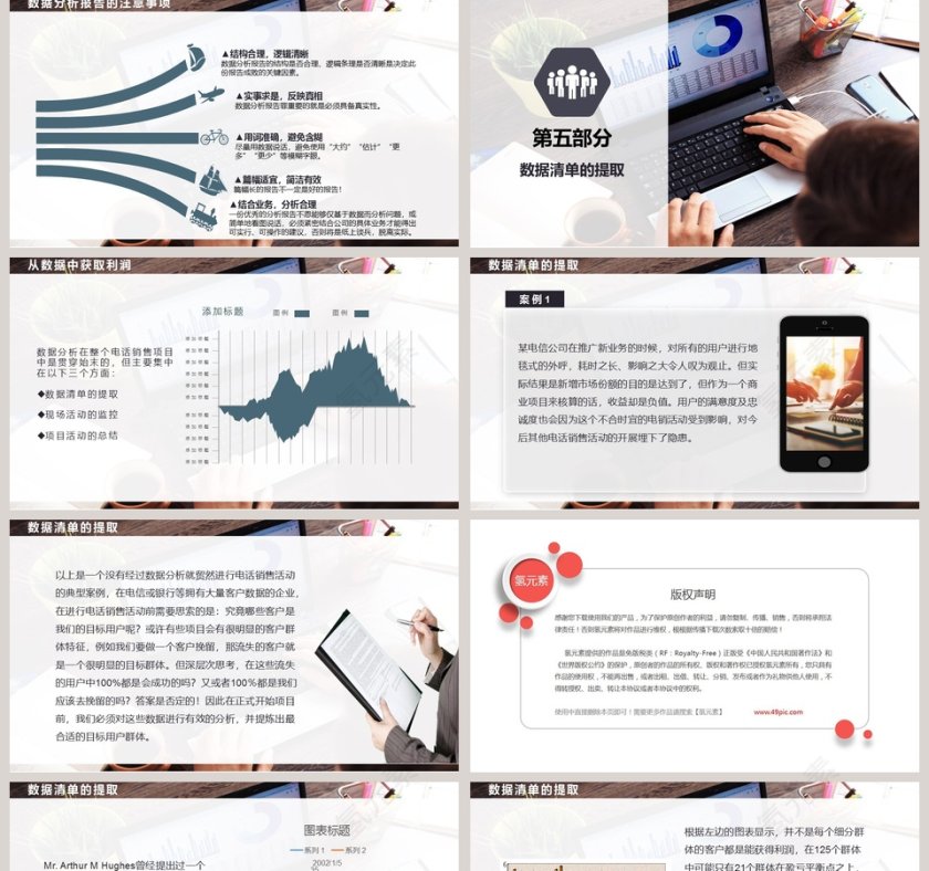 数据分析师培训财务总结报告ppt第5张