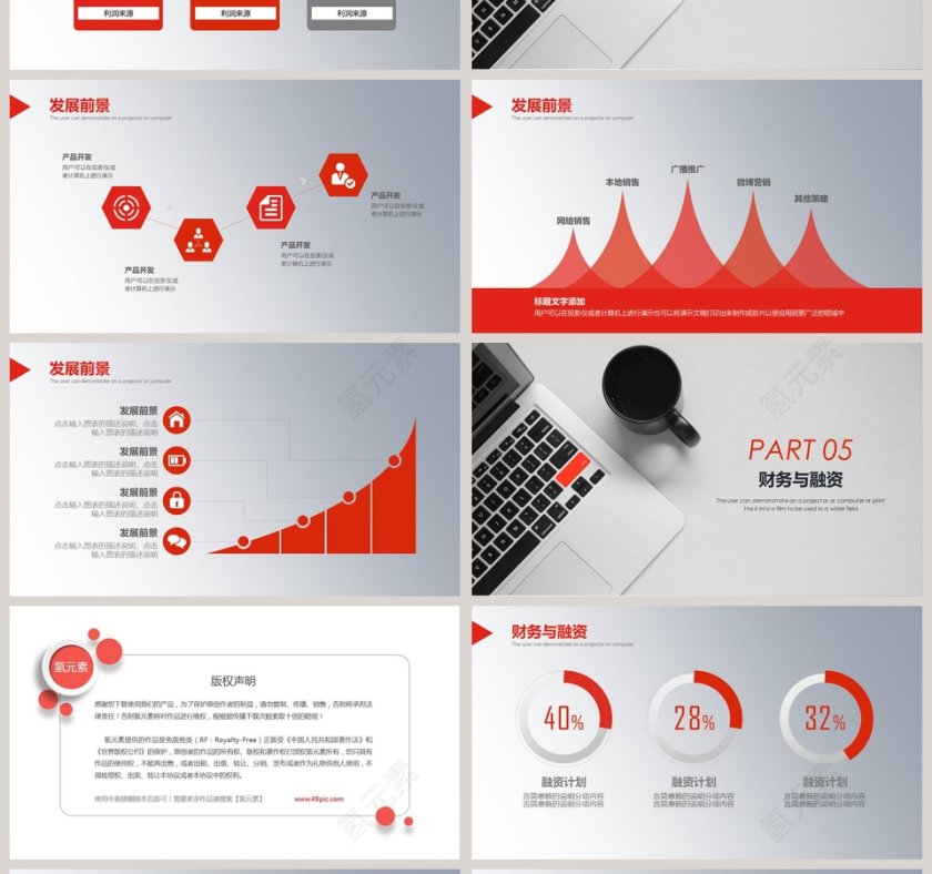 商务大气商业计划书PPT模板第4张