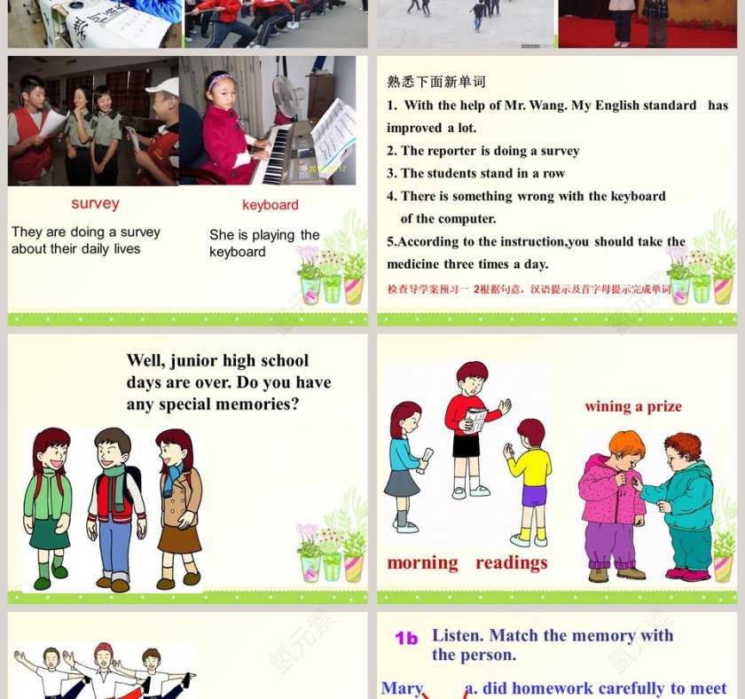 Unit 14-I remember meeting all of you in Grade 7教学ppt课件第2张