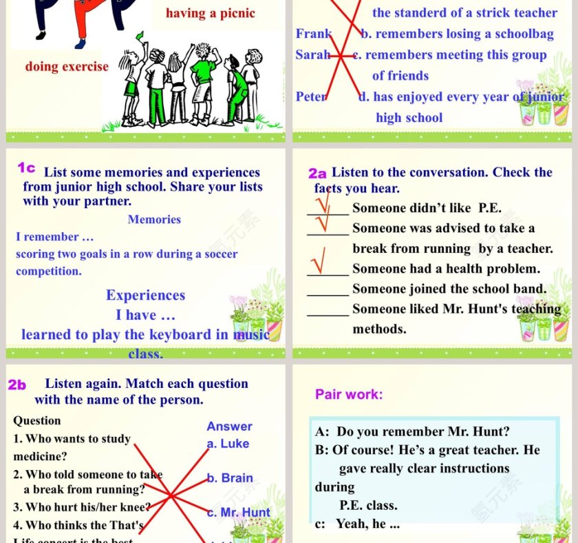 Unit 14-I remember meeting all of you in Grade 7教学ppt课件第3张