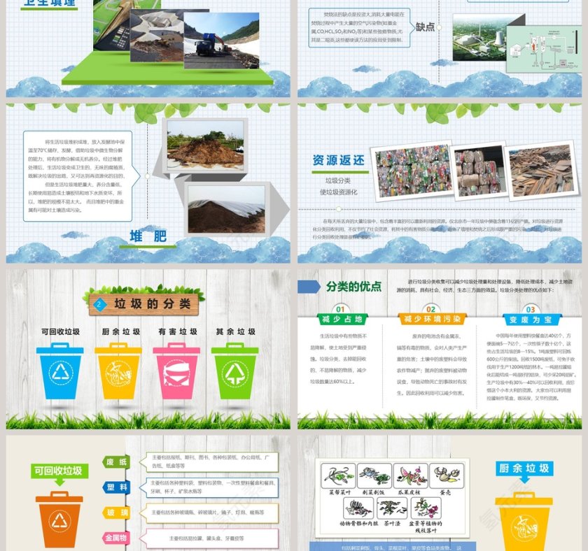 环保节能主题PPT模板第3张