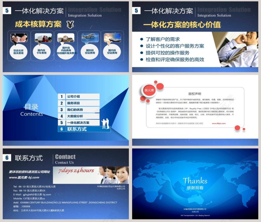 国际货运物流代理公司招投标商业计划书PPT第8张