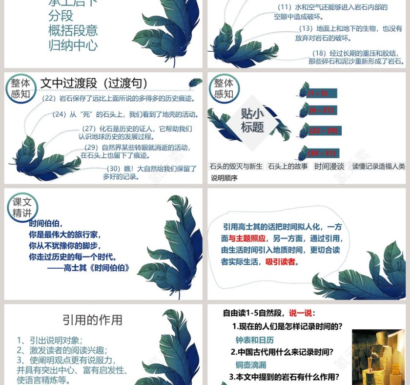 课文解析时间的脚印语文课件PPT第3张