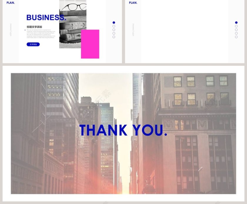 时尚欧美风风格公司简介ppt模板第2张