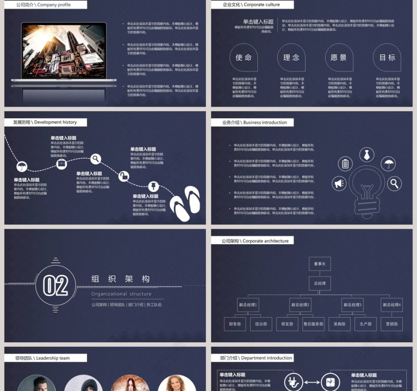 年终总结汇报通用PPT模版第2张