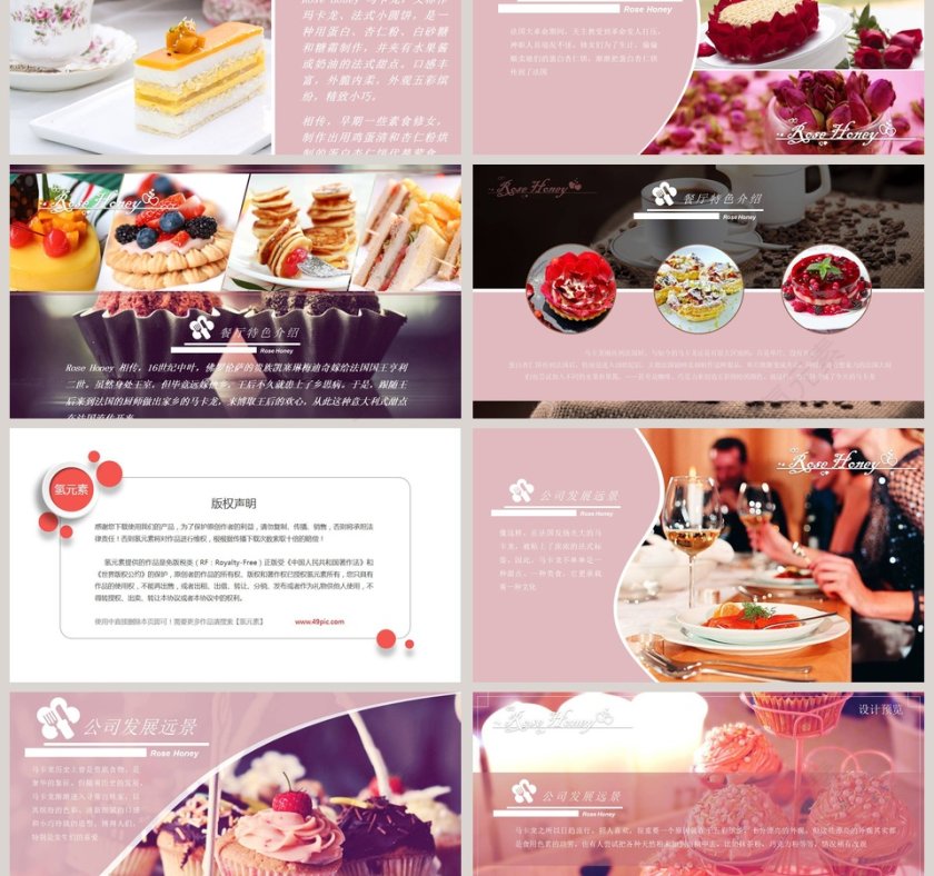 甜品蛋糕美食PPT第3张