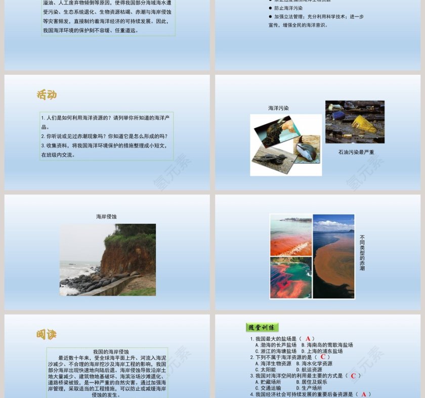 海洋利用与保护教学ppt课件第3张