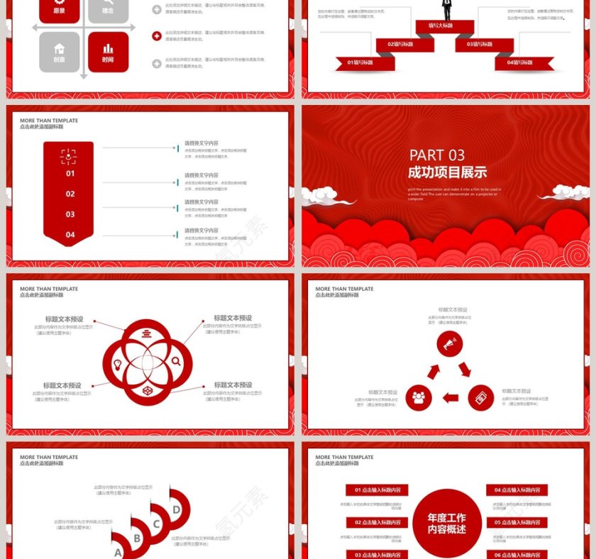 2019年会总结新年计划通用PPT第3张