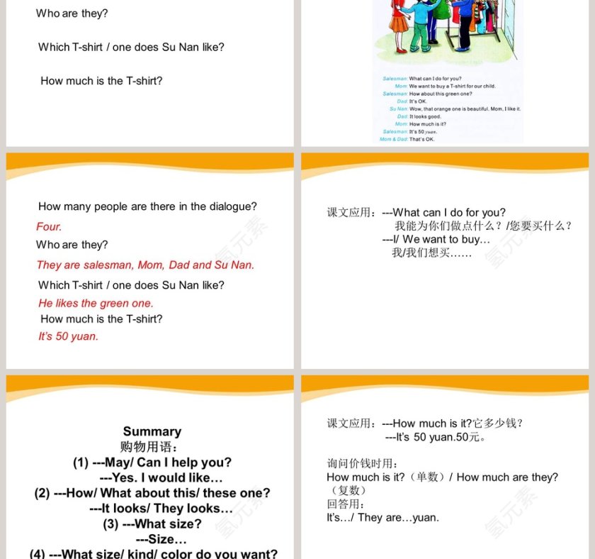 陕旅版英语五年级上册-Unit6 How Much Is It教学ppt课件第3张