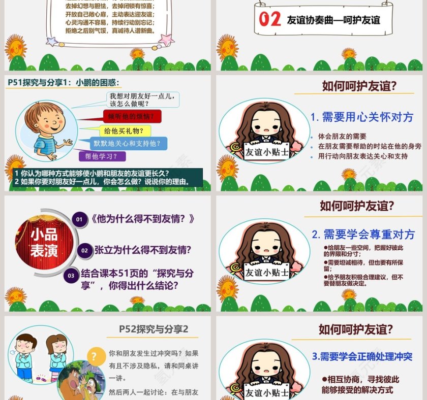 让友谊之树常青-七年级上册第五课教学ppt课件第3张