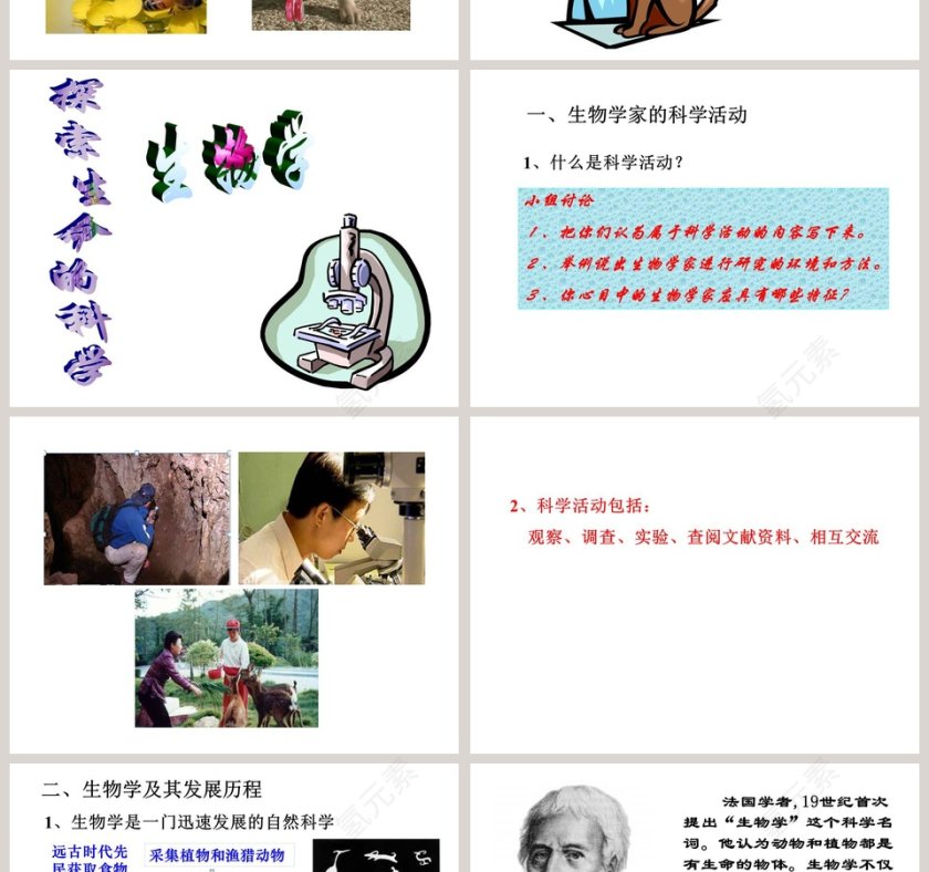 生物学是探究生命的科学教学ppt课件第2张