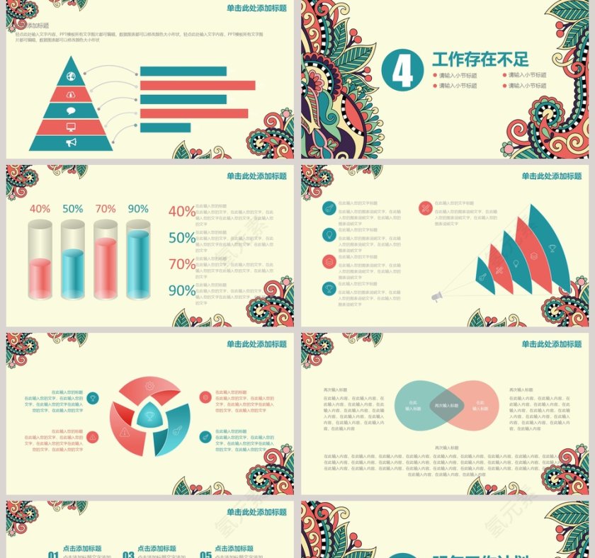 民族风格通用模板PPT第5张