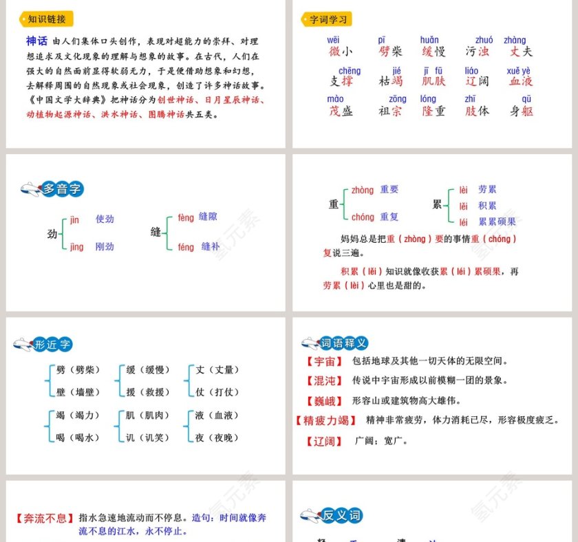 四年级语文上册盘古开天地PPT课件第2张