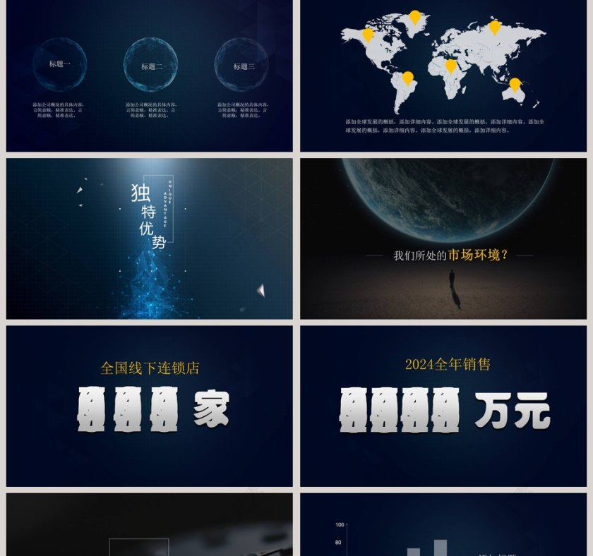 蓝色大气新品项目发布会PPT模板第2张