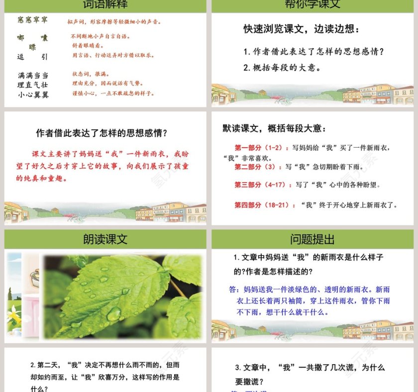 课文解析六年级语文上册盼语文课件PPT第2张