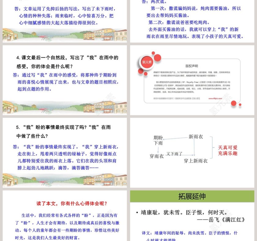 课文解析六年级语文上册盼语文课件PPT第3张