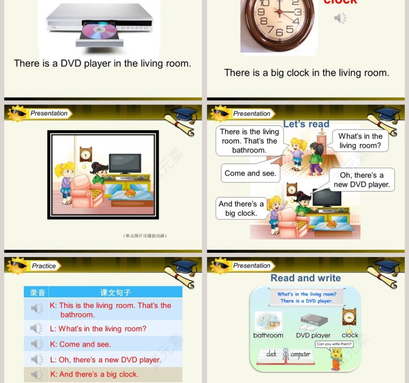 Unit1 Welcome to my new home - 新家装修PPT模板第3张