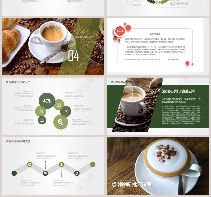 咖啡产品介绍咖啡厅PPT咖啡主题PPT第4张