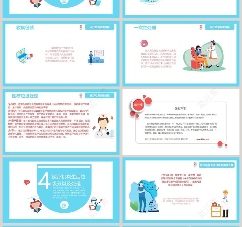 医疗垃圾分类与处理垃圾分类培训PPT模板第4张