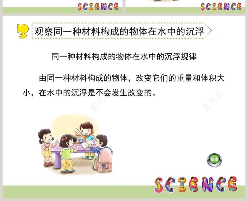 物体在水中是沉还是浮教学ppt课件第4张