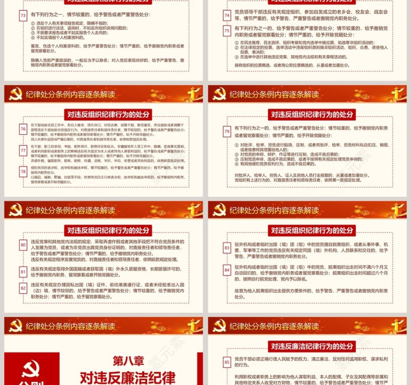 中国共产党纪律处分条例PPT第12张