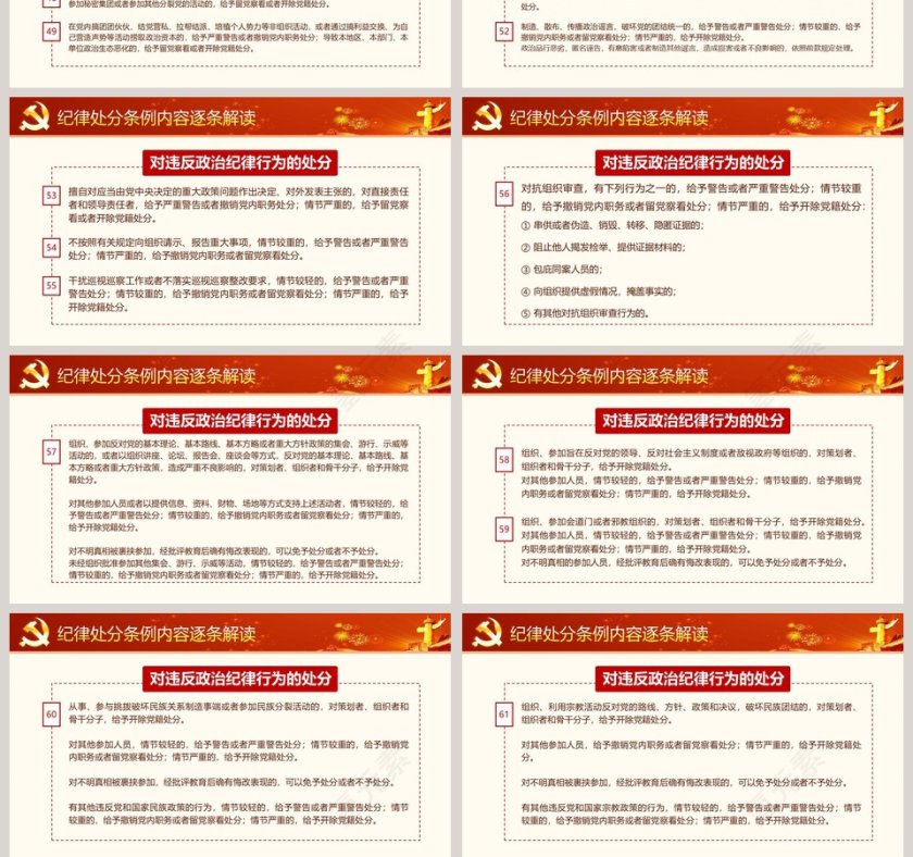 中国共产党纪律处分条例PPT第10张