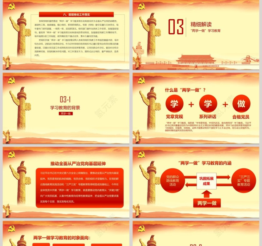 推进“两学一做”学习教育常态化制度化PPT第5张