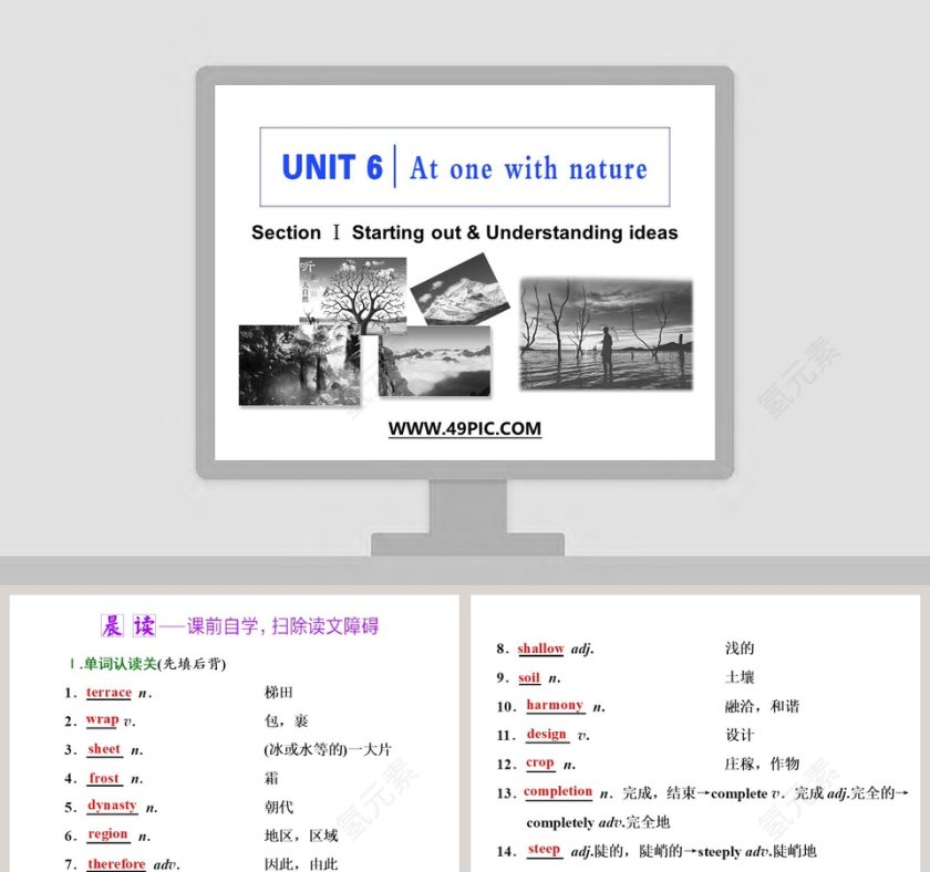 教育培训PPT模板：Section  Starting out  Understanding ideas第1张