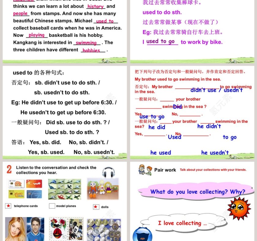 Unit 3  Topic 1-Whats your hobby教学ppt课件第3张