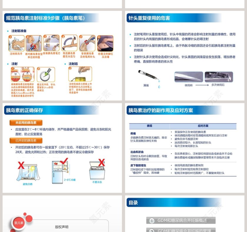 简约大气GDM和糖尿病合并妊娠ppt模板第8张
