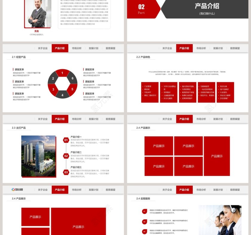 简约商务·企业宣传公司简介PPT模板第3张