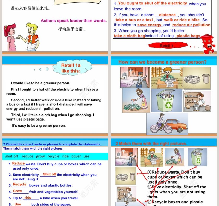 What can we do at home to protect the environment - 政务党建PPT模板第3张