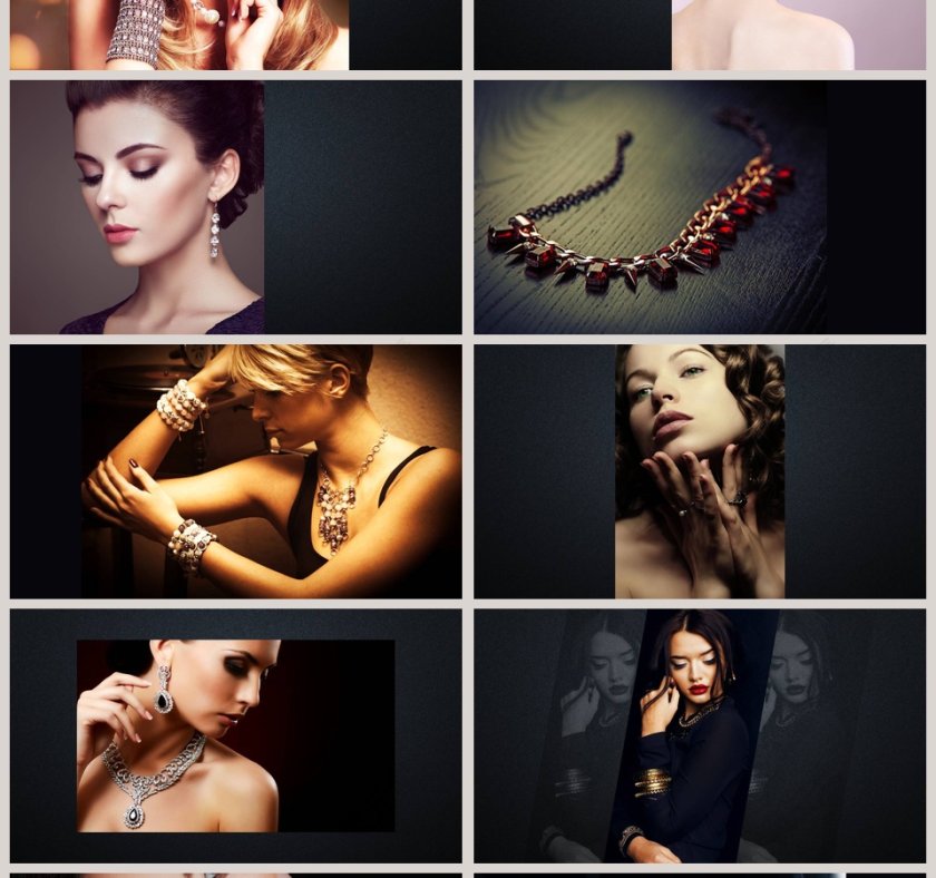 极简黑色风暴珠宝新品发布PPT模板第4张