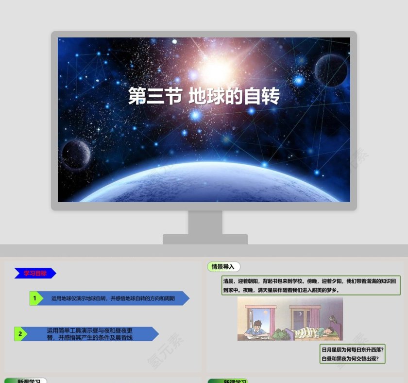 第三节 地球的自教学ppt课件第1张