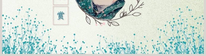 旗袍定制一袭青衣两袖月光PPT第5张