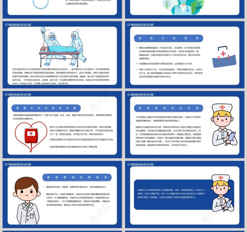 医疗培训静脉输液的安全问题主题课件PPT模板第4张
