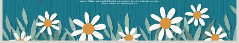 艺术小花公开课PPT模板第6张