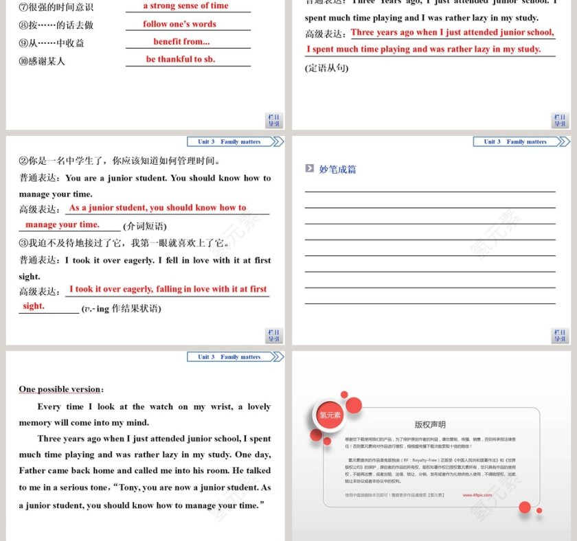 PPT模板设计：有效运用Section、语言和Writing技巧第7张