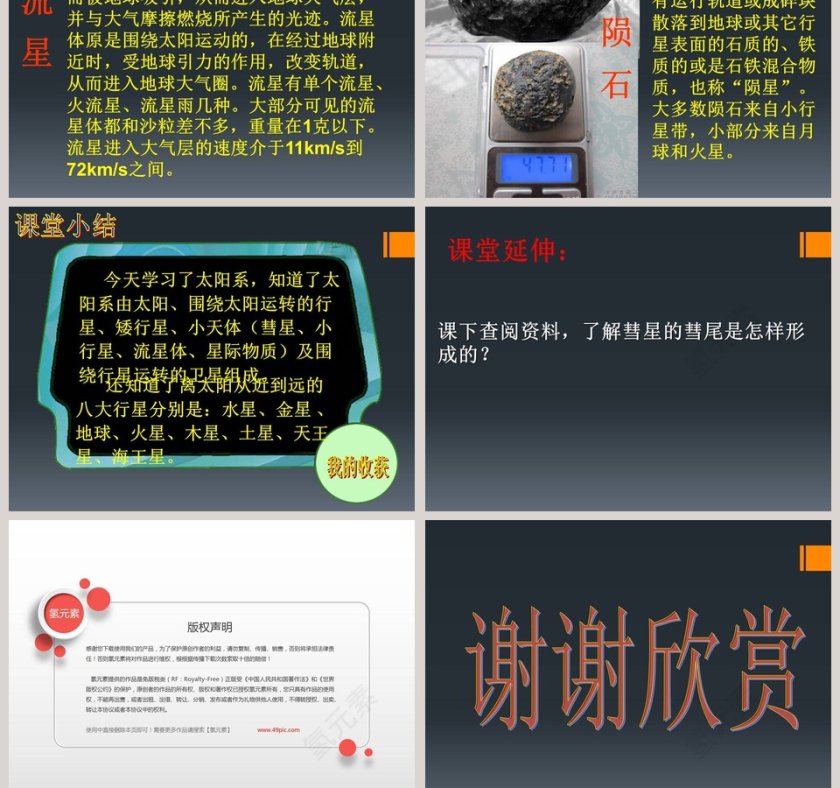 青岛版小学科学五年级下册-太阳家族教学ppt课件第5张