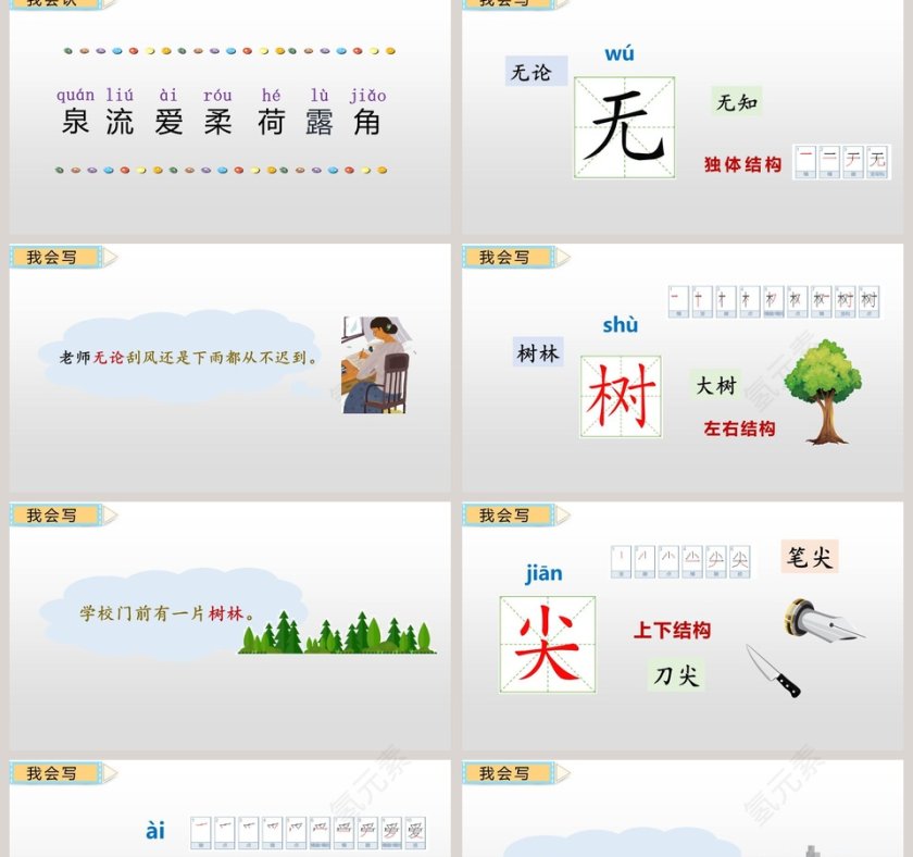 课文解读一年级语文下册小池语文课件PPT第2张