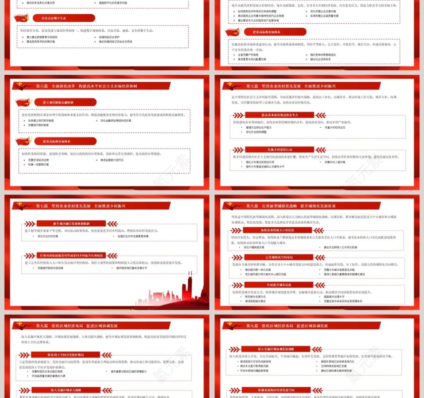 国民经济和社会发展十四五规划和2035远景目标PPT模板第3张